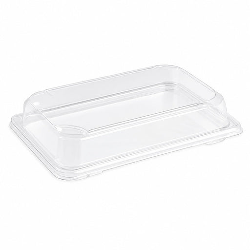 Couvercle dôme transparent en plastique PET 141x99mm H7mm-600Pcs
