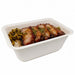 Barquette scellable pulpe laminée PLA  190x137mm H70mm 1200ml-400Pcs