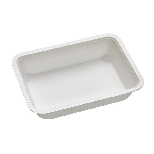 Barquette scellable pulpe laminée PLA  190x137mm H40mm 750ml-400Pcs