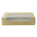 Boite carton kraft  laminé  à fenêtre  190x113mm H44mm-200Pcs