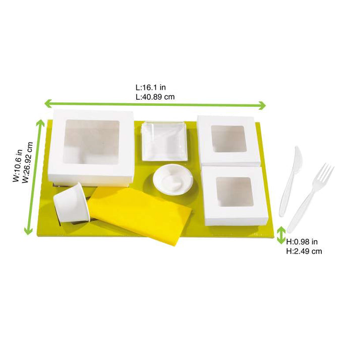 Insert en carton blanc pour boîte "Kray" 410x270mm H25mm - 25Pcs