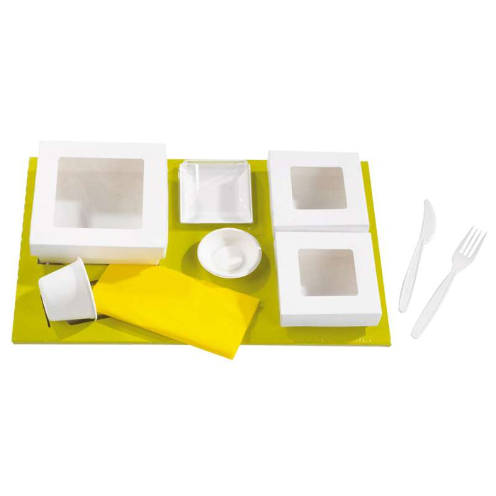 Insert en carton blanc pour boîte "Kray" 410x270mm H25mm - 25Pcs