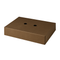 Couvercle en carton brun pour plateau  430x290mm H65mm-100Pcs