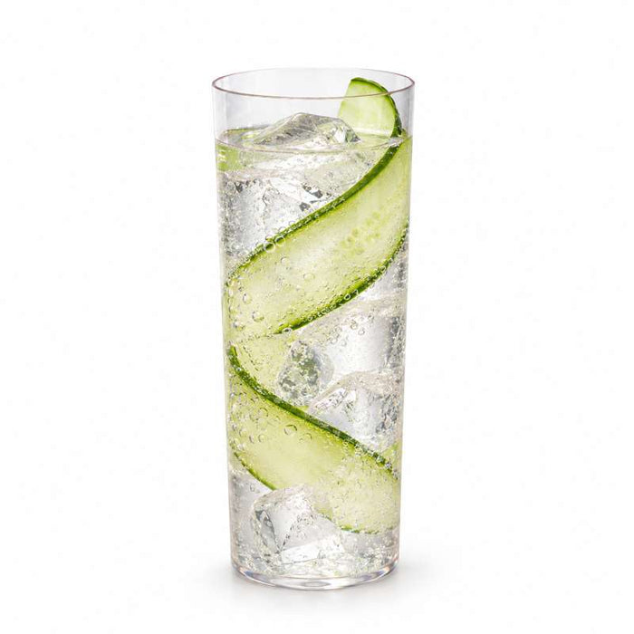 Verre longdrink plastique PP translucide réutilisable  H152mm 300ml - 500Pcs