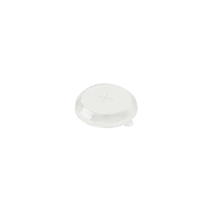 Couvercle dôme transparent en plastique PET avec trou croisillon  H15mm-500Pcs