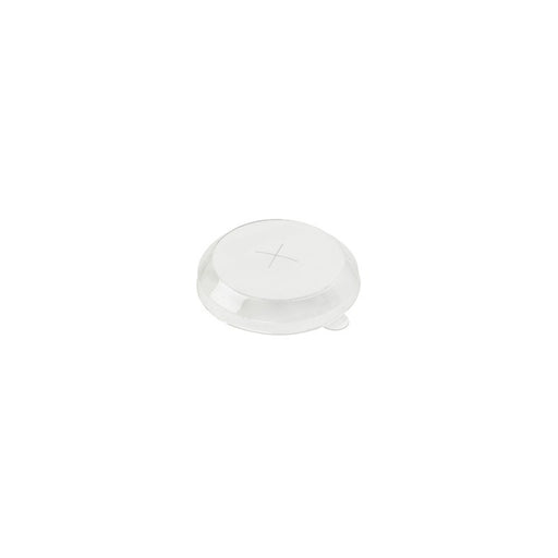 Couvercle dôme transparent en plastique PET avec trou croisillon  H15mm-500Pcs