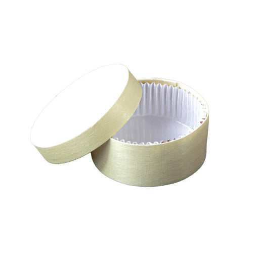 Boîte ronde bois FSC mix + papier ing - cuisson four  H42mm 200ml-120Pcs