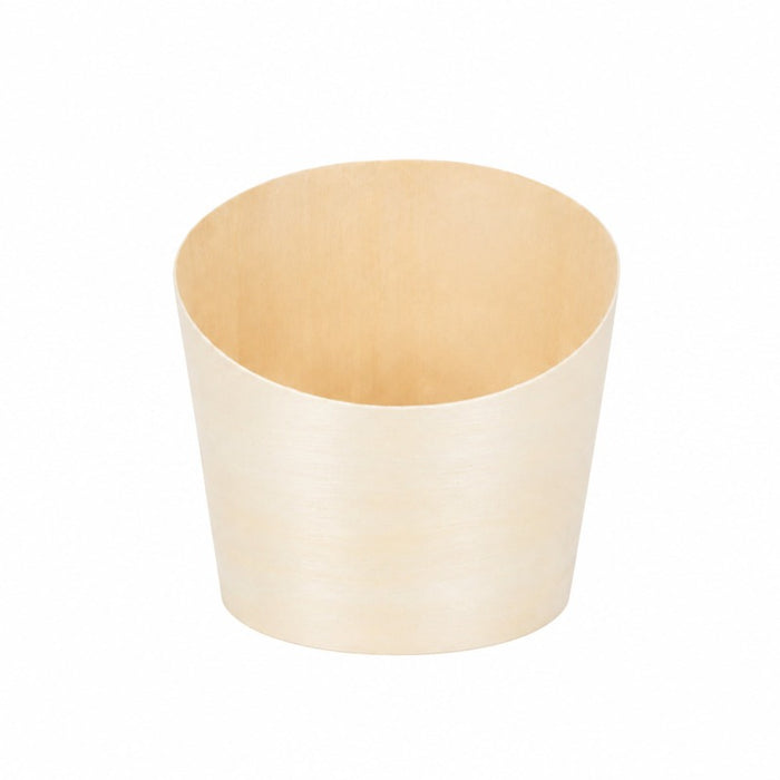 Tube bois coupe oblique   H89mm 180ml-100Pcs