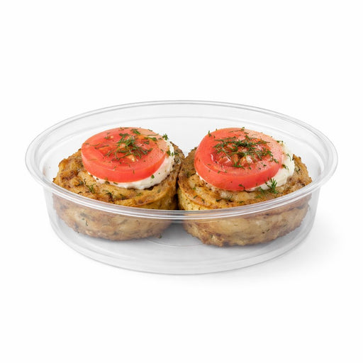 Saladier PET rond transparent "Saladeli"   H55mm 960ml-450Pcs