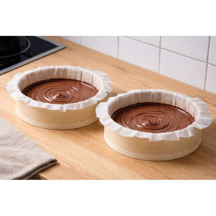 Bake-a-ring - Anneau de cuisson avec papier cuisson intégré  H47mm 490ml-60Pcs