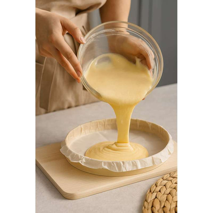 Bake-a-ring - Anneau de cuisson avec papier cuisson intégré  H35mm 1 940ml-20Pcs