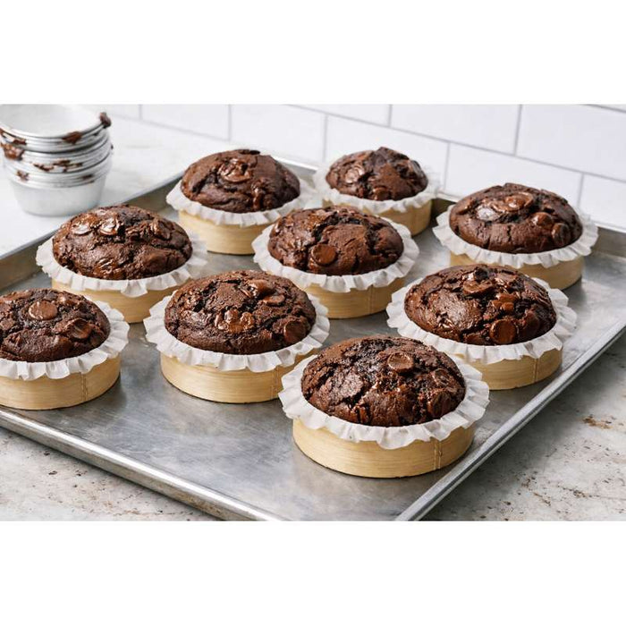 Bake-a-ring - Anneau de cuisson avec papier cuisson intégré  H30mm 150ml-100Pcs