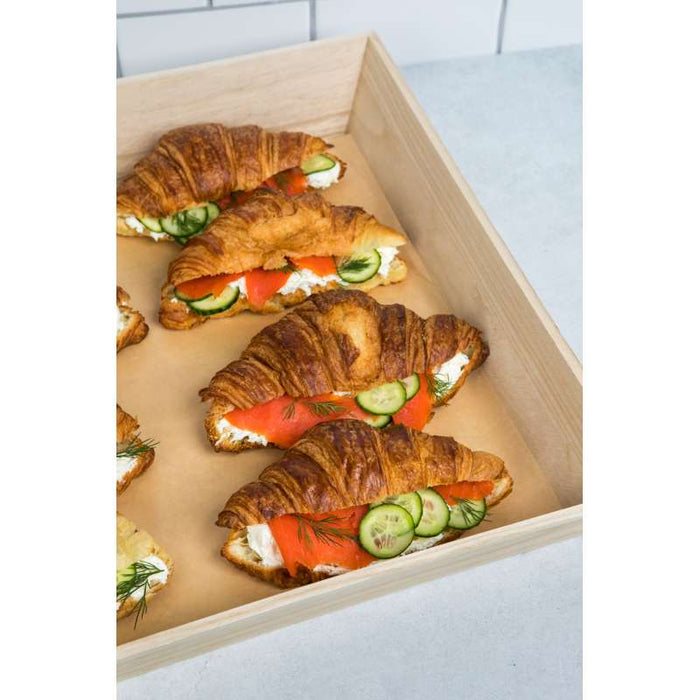 Plateau repas bois NOA 260x260mm H66mm-10Pcs