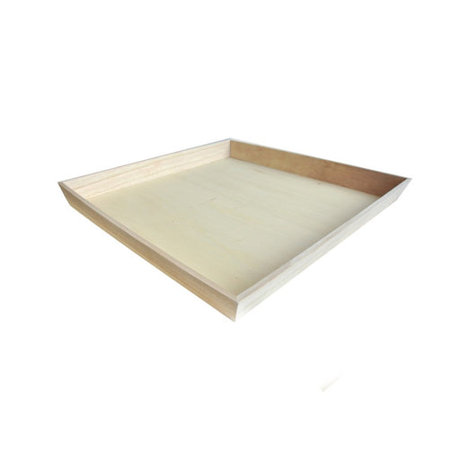 Plateau repas bois NOA 390x390mm H40mm-10Pcs
