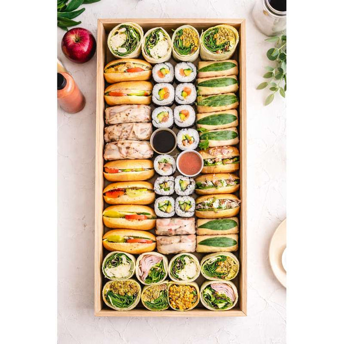Plateau repas bois NOA 450x300mm H40mm-10Pcs