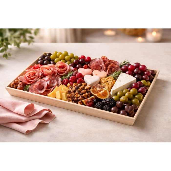 Plateau repas bois NOA 450x300mm H40mm-10Pcs