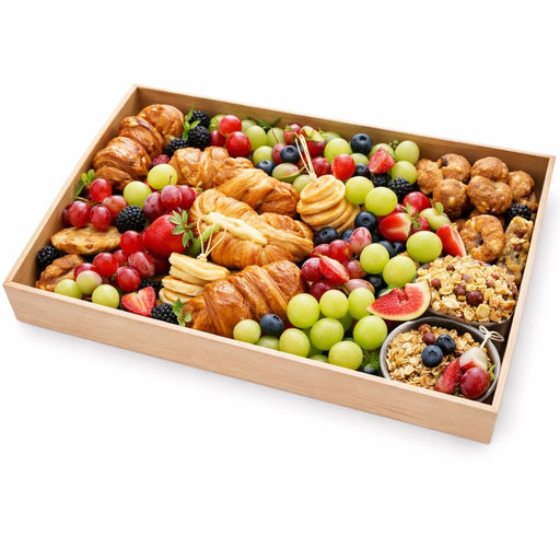 Plateau repas bois NOA 450x300mm H40mm-10Pcs