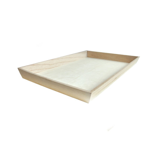 Plateau repas bois NOA 450x300mm H40mm-10Pcs