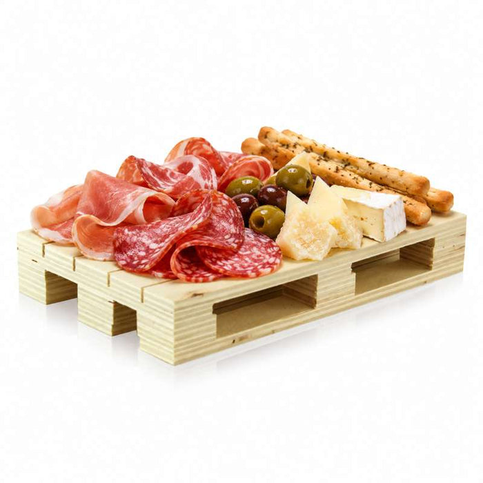 Mini palette de présentation en bois 200x120mm H30mm - 32Pcs