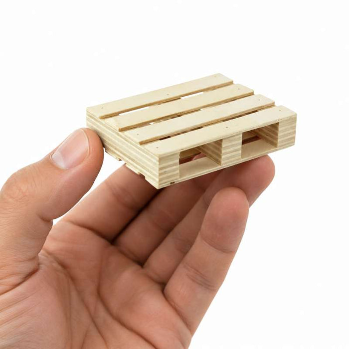 Mini palette bois  80x60mm H17mm-72Pcs