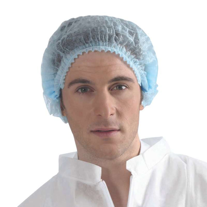 Charlotte bleue à clip en non-tissé PP  - 100Pcs