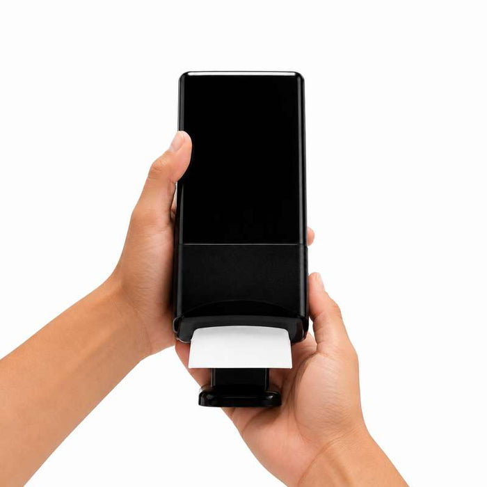 Distributeur de serviettes pliées en plastique ABS noir 215mm - 1Pcs