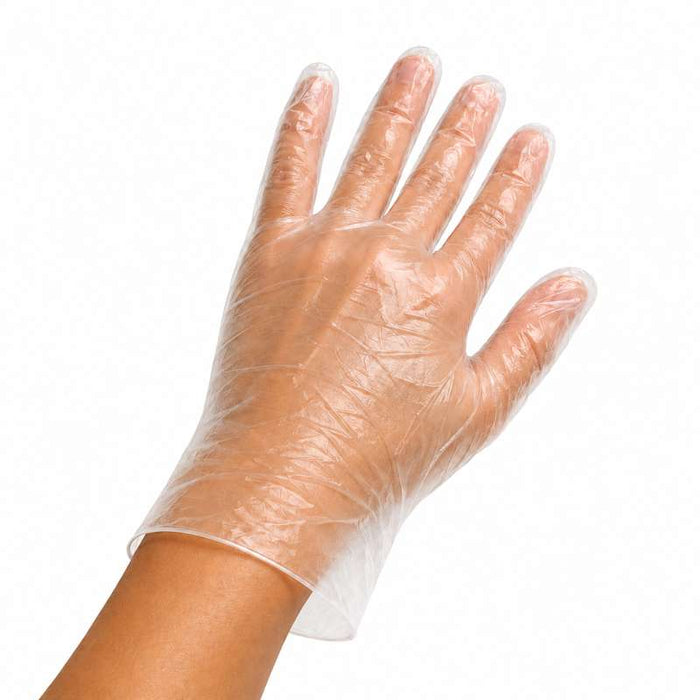 Gants vinyle micro-poudrés taille M 240x95mm - 100Pcs