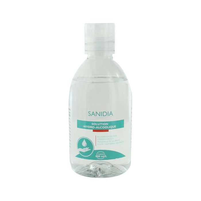 Flacon de gel hydroalcoolique 50x50mm H145mm 300ml - 16Pcs