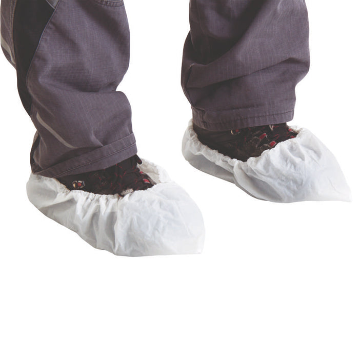 Couvre-chaussure blanc en non-tissé 310x110mm - 100Pcs