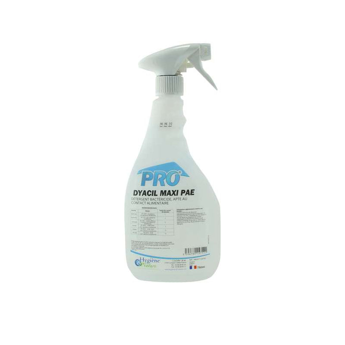 Pulvérisateur nettoyant désinfectant pour surfaces 120x30mm H290mm 750ml - 12Pcs