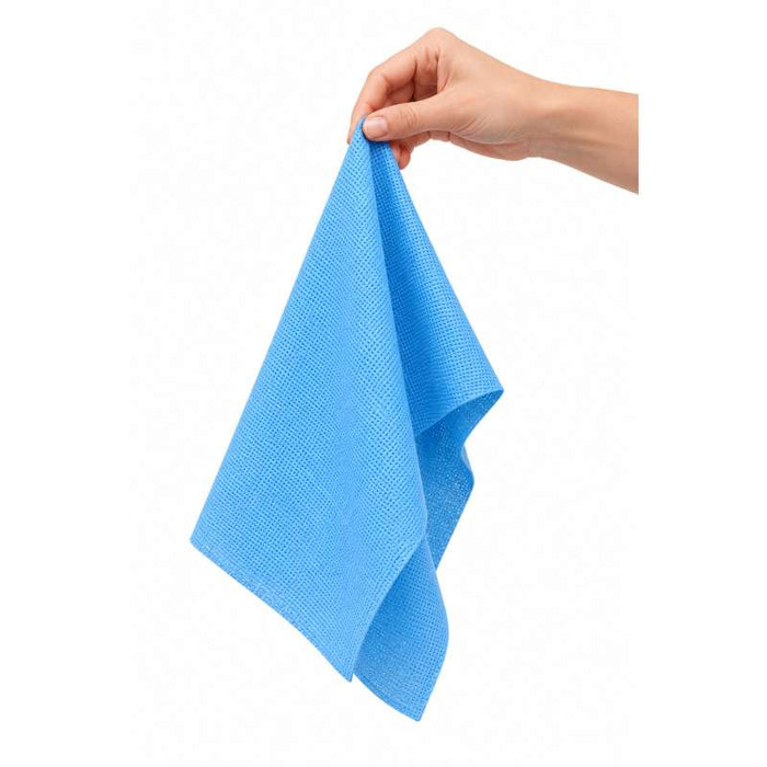Lavette bleue jetable non tissée 500x300mm - 25Pcs