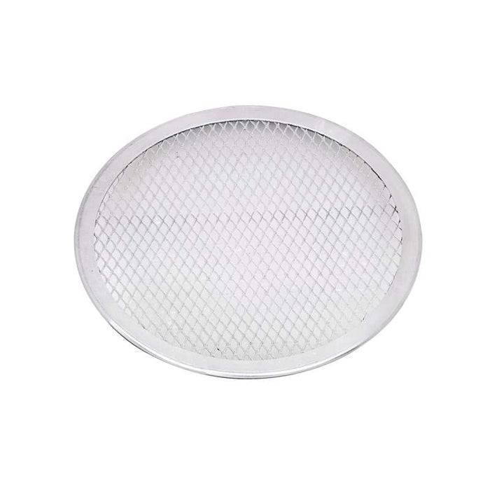 Grille pizza ronde ajourée en aluminium Ø203mm H4mm - 12Pcs
