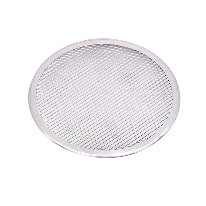 Grille ronde à pizza en aluminium ajouré Ø254mm H4mm - 12Pcs
