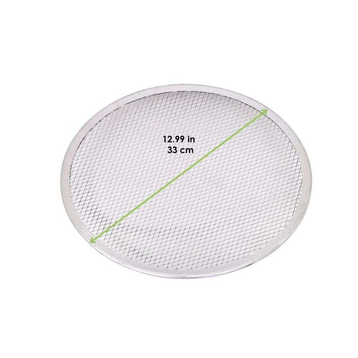 Grille à pizza ronde perforée en aluminium Ø330,2mm H4mm - 12Pcs