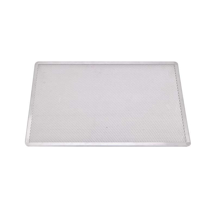 Grille à pizza rectangulaire aluminium à fond ajouré 600x400mm H10mm-12Pcs