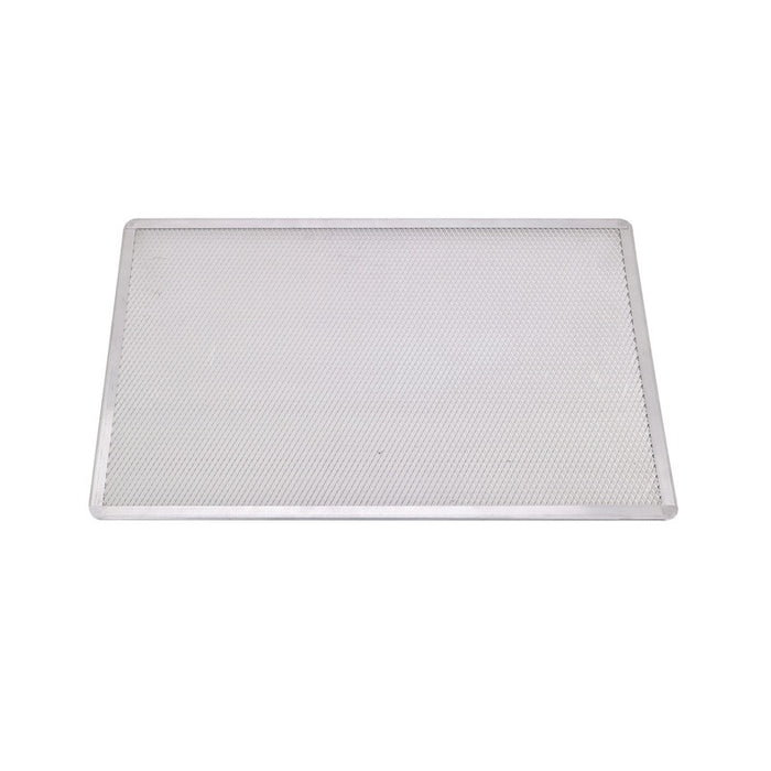Grille à pizza rectangulaire aluminium à fond ajouré 600x400mm H10mm-12Pcs
