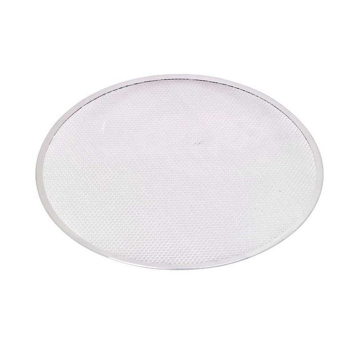 Grille à pizza ronde aluminium à fond ajouré  H4mm-12Pcs