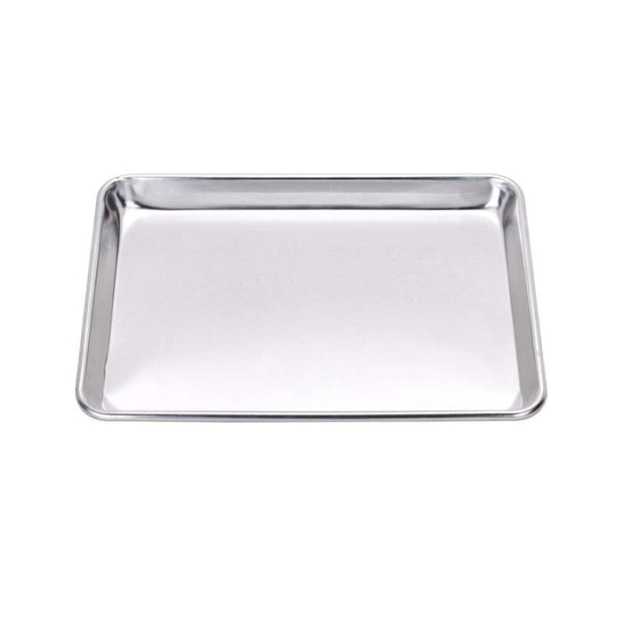 Plateau de service rectangulaire en aluminium 330x254mm H25mm - 12Pcs