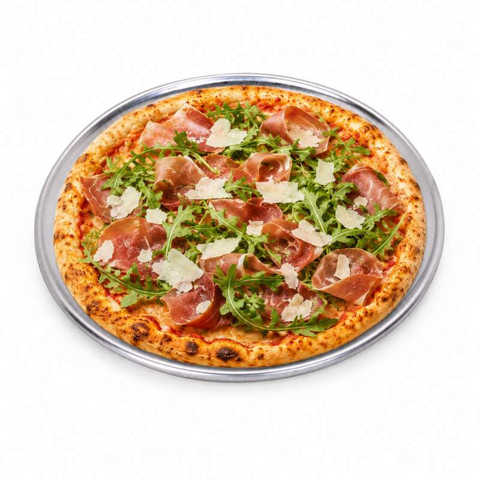 Plateau à pizza rond en aluminium Ø228mm H8mm - 12Pcs