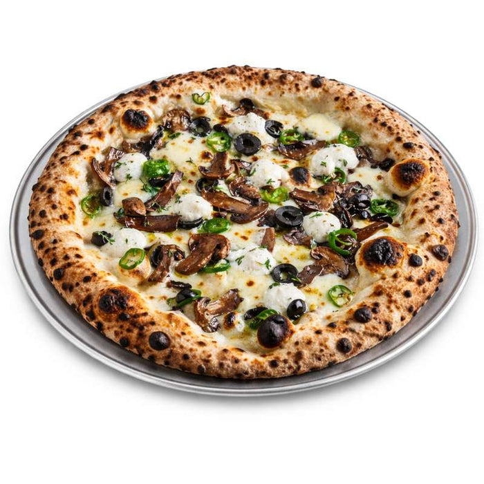 Plaque à pizza ronde en aluminium Ø356mm H8mm - 12Pcs