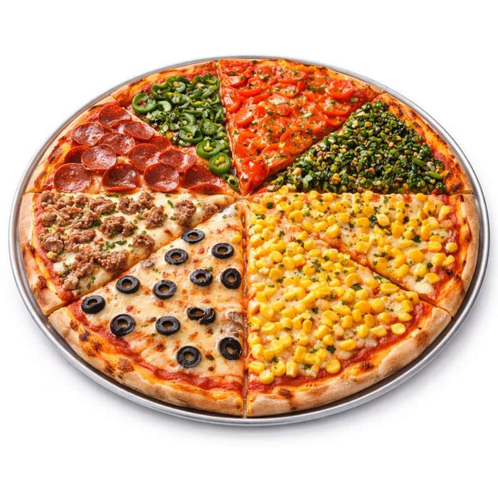 Plat à pizza rond en aluminium Ø508mm H8mm - 12Pcs