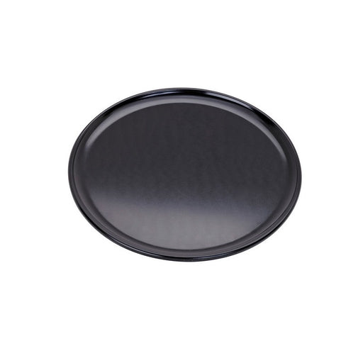 Plateau/assiette noir pour pizza en aluminium anodisé   H8mm-12Pcs