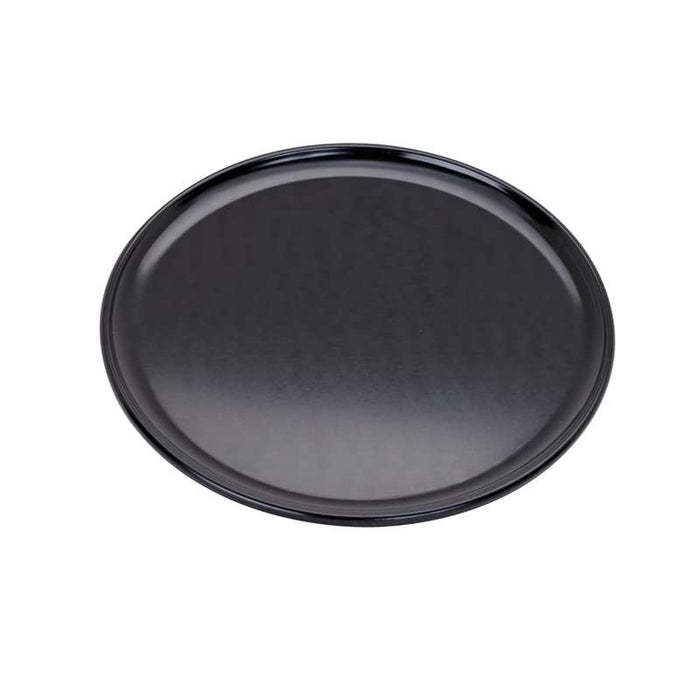 Plateau à pizza en aluminium anodisé noir Ø228mm - 12Pcs