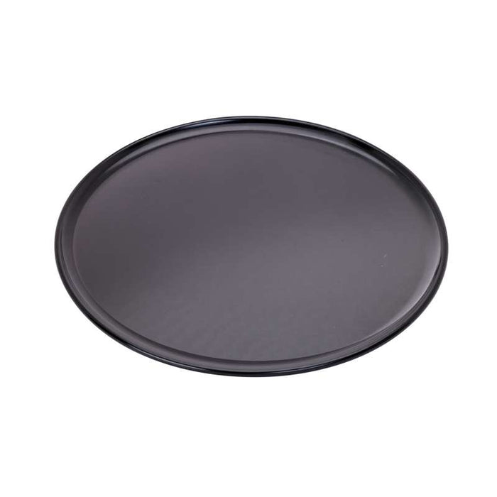 Plateau à pizza en aluminium anodisé noir Ø305mm - 12Pcs