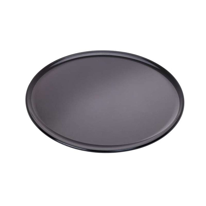 Plat à pizza en aluminium anodisé noir Ø330,2mm - 12Pcs