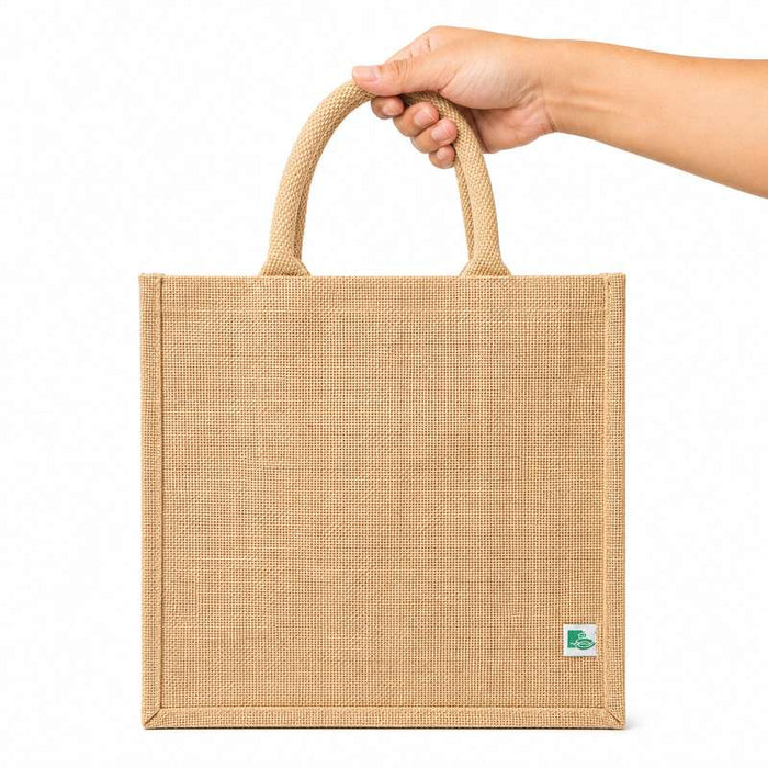 Sac cabas en jute brun 170x260mm H280mm-30Pcs