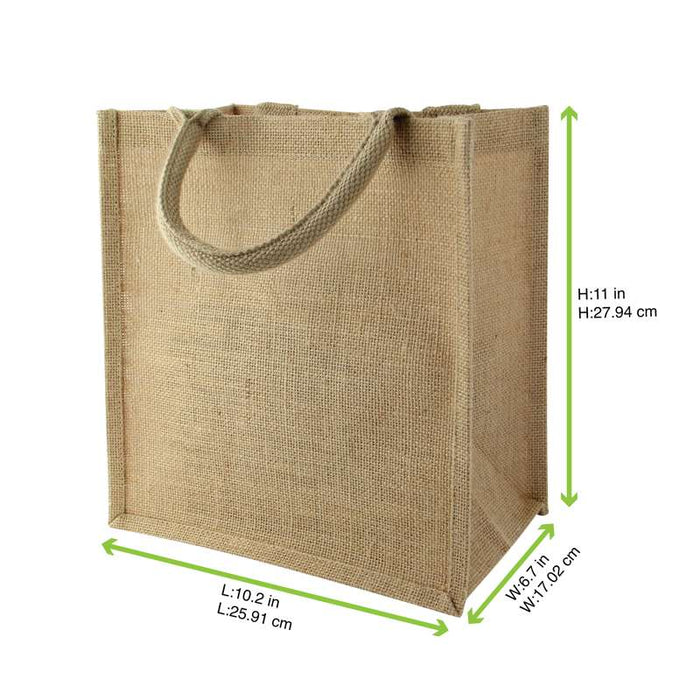 Sac cabas en jute brun 170x260mm H280mm-30Pcs