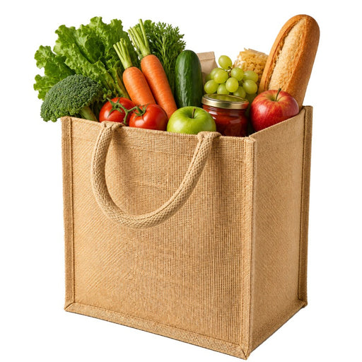 Sac cabas en jute brun 170x260mm H280mm-30Pcs