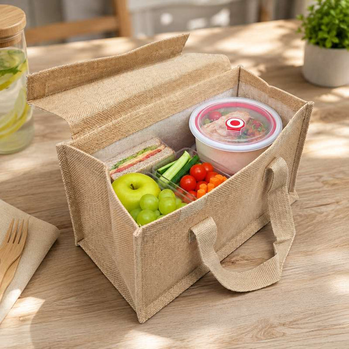 Sac cabas en jute brun 355x180mm H190mm-20Pcs