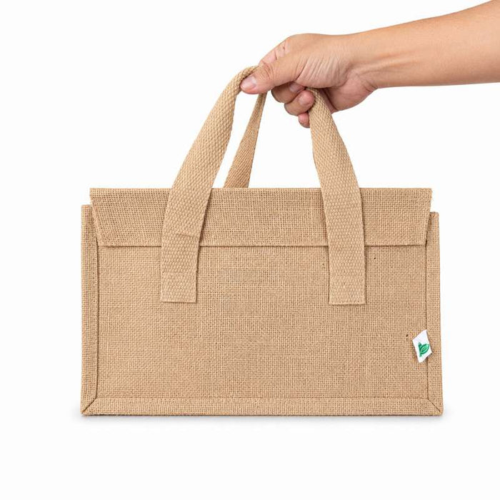 Sac cabas en jute brun 355x180mm H190mm-20Pcs